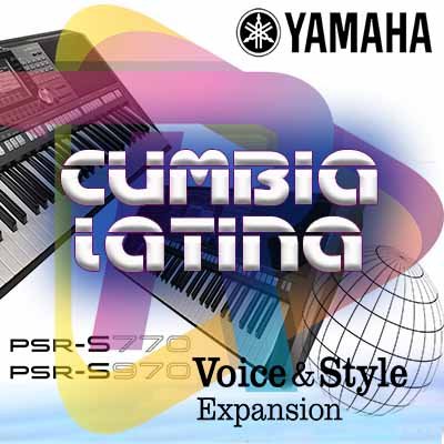 Cumbia Latina expansión pack yamaha PSR S670, S770 S970, A3000