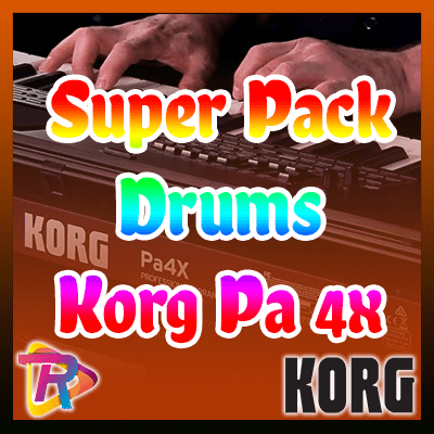 ✓Drums para Korg Pa 4X 🔥Super Pack GRATIS