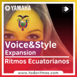 Paquete de expansión pack de ritmos ecuatorianos para Yamaha PSR-SX