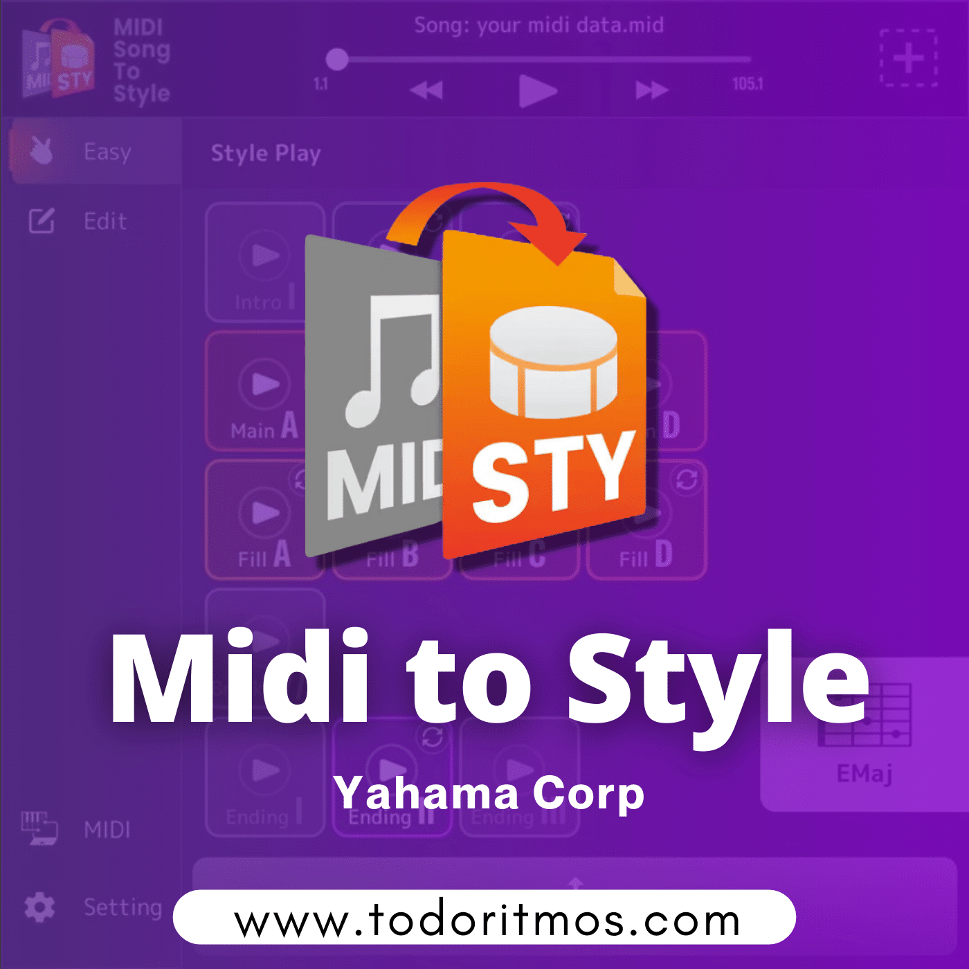  nuevo midi song to style para windows y mac 11 10 todoritmos 